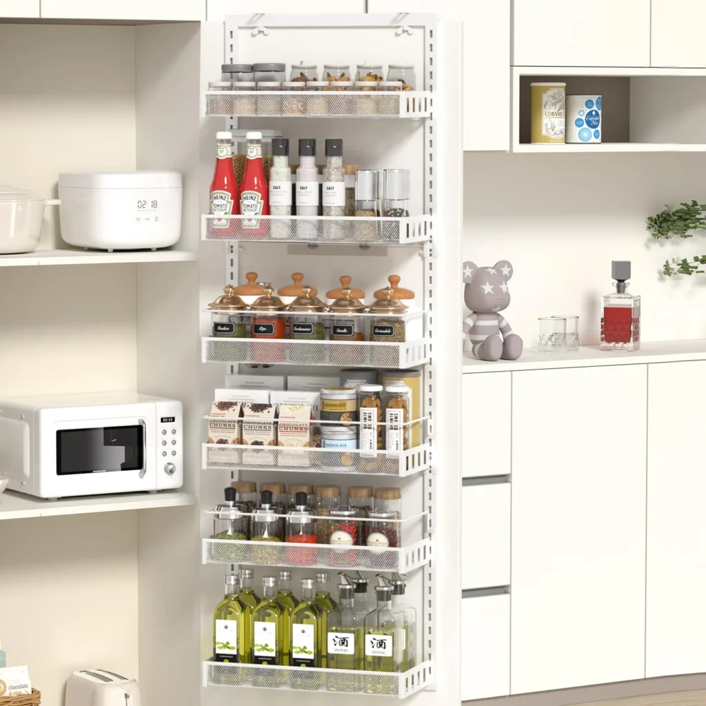 Spacious kitchen pantry cabinets installed in Tacoma, WA home